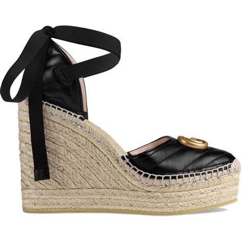 scarpe con zeppa gucci|Espadrillas con zeppa da donna Gucci .